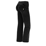 WR.UP Shaping Pants 7/8 Black Jeans - Black Seams