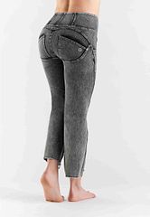 WR.UP SNUG Shaping Pants 7/8 Washed Jeans - Gray Seams