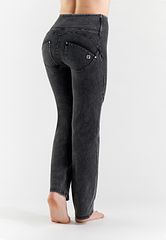 WR.UP SNUG Shaping Pants Dark Gray Jeans - Black Seams